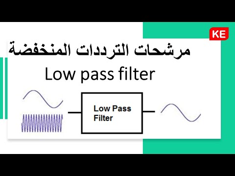 مرشح الترددات المنخفضة في المعمل | Low pass filter