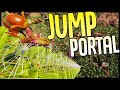 Building A Massive Trampoline Jump Portal - Getting To The Sky In Seconds! - Grounded