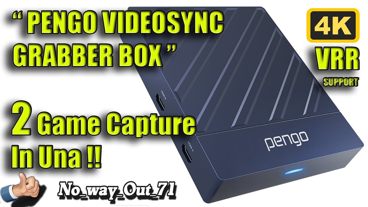 オンラインショッピング 限定版 Pengo VideoSync Grabber ゲームキャプチャー HDR 240fps FreeSync VRR  モニターパス