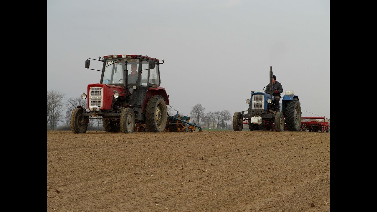 Siew buraków 2018 na 2 ursusy /valtra/