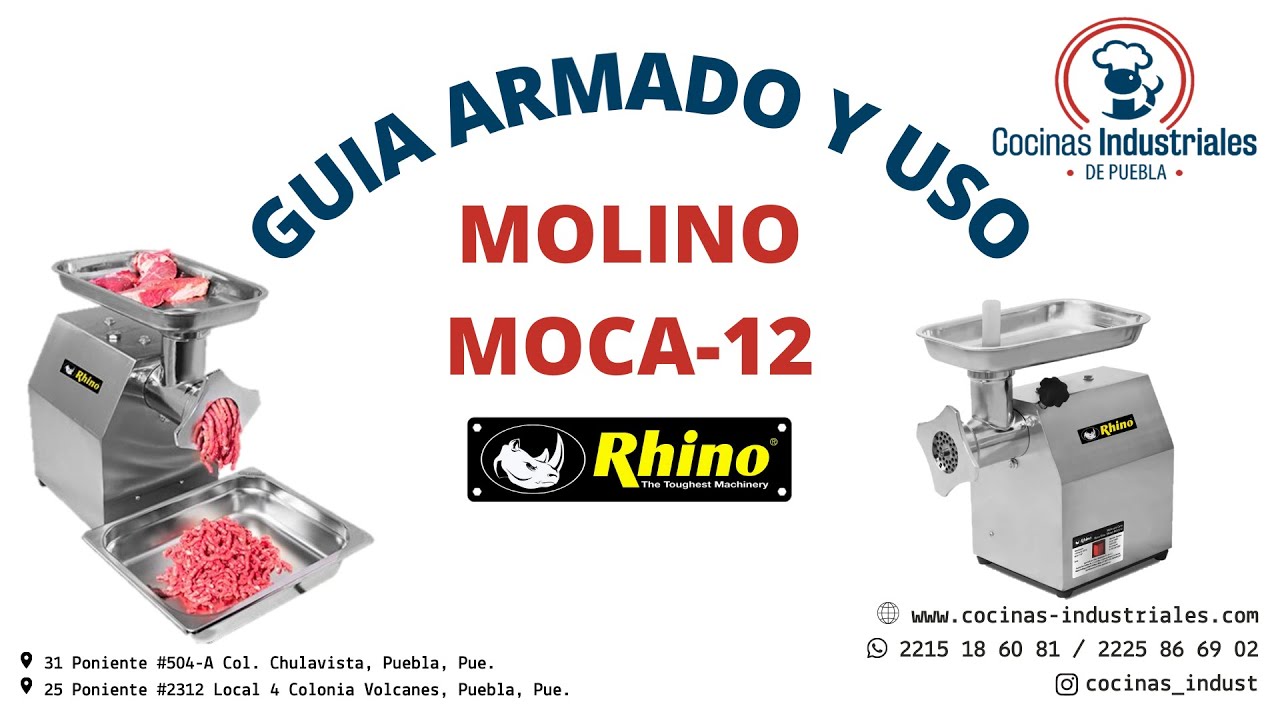 Molino para carnes MOCA-32-M3 rhino