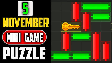 5 November 2024 Mini Game Key 100% Solved | Hamster Kombat Puzzle game For Today | Trick Work