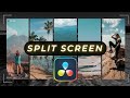 How to split screens in davinci resolve 18  easy