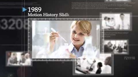 After Effects Template - Motion History Slideshow