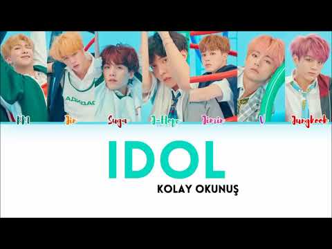 BTS İDOL - Kolay Okunuş / Karaoke