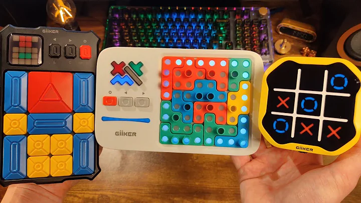 🧠 GiiKER Mind-Bending Puzzle Trio: Super Slide, Super Blocks & Tic-Tac-Toe Bolt!