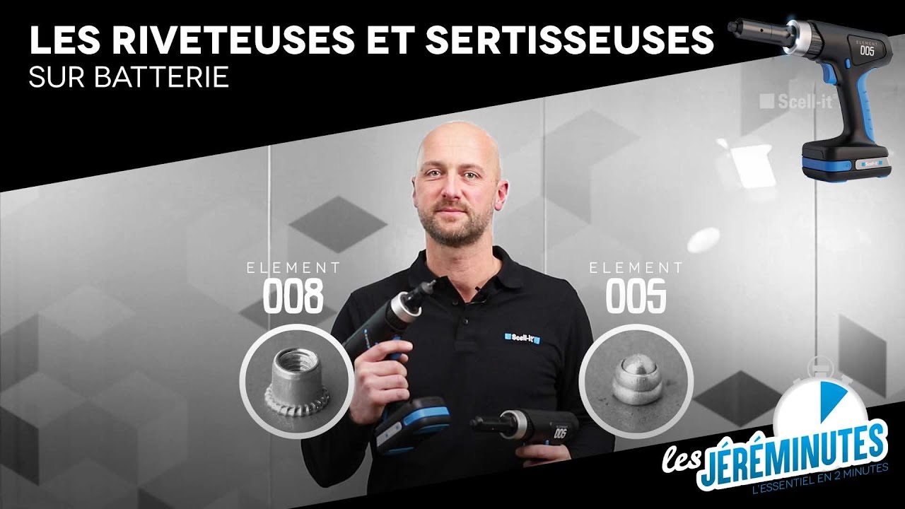 Sertisseuse sur batterie E8 Scell-it