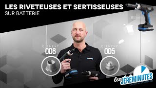 Riveteuse E-005 avec batterie 18V 2AH - qualité professionnelle - Champion  Direct