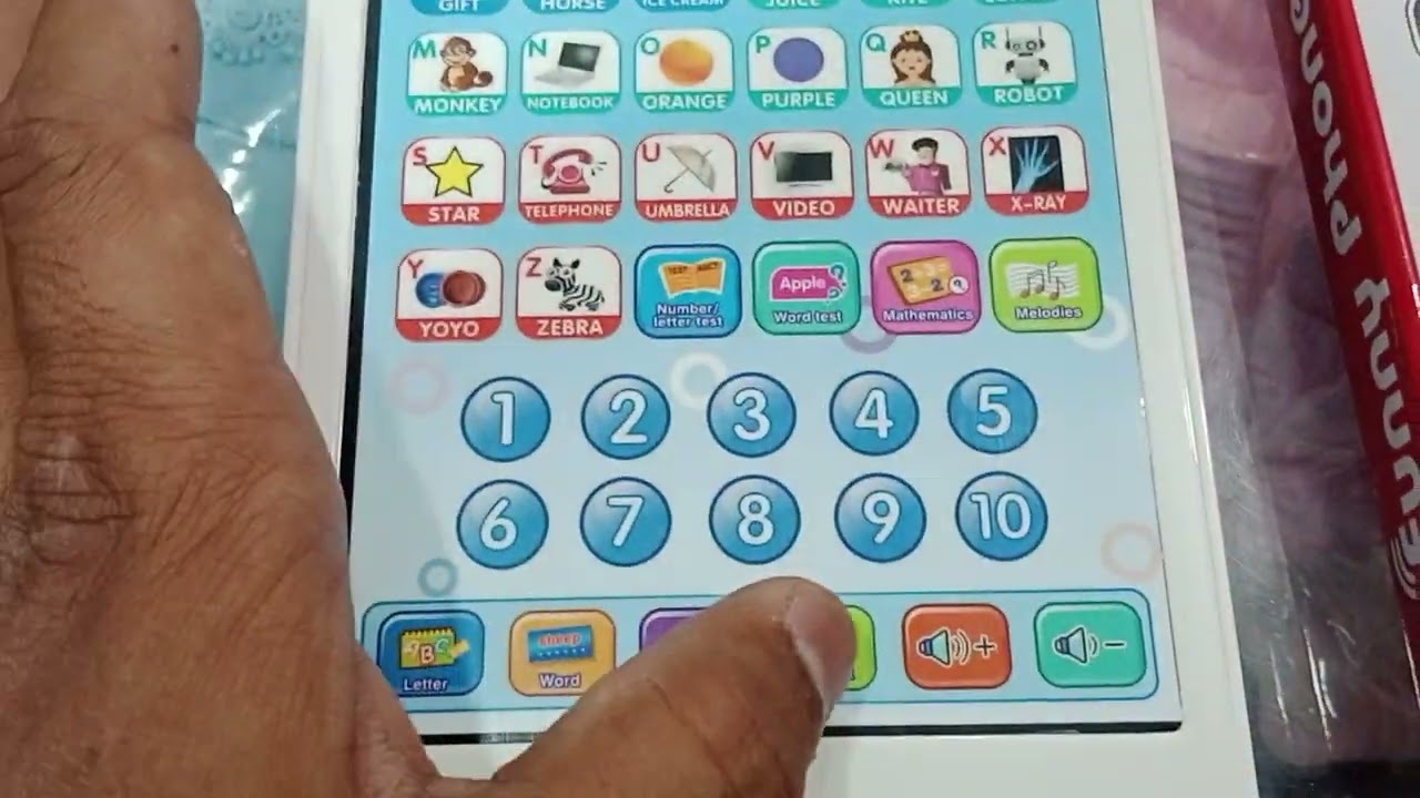 Funny Phone|Children Early Education Smartphone|Oral Training|Words/Letters/Numbers/Quiz 
