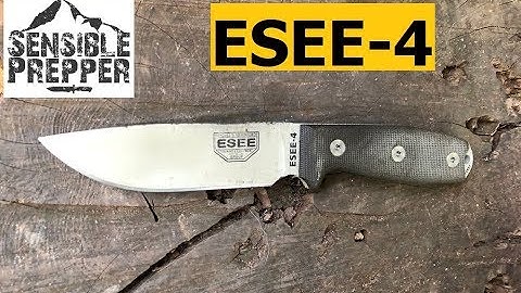 Esee 4 Knife Review : Sturdy Workhorse