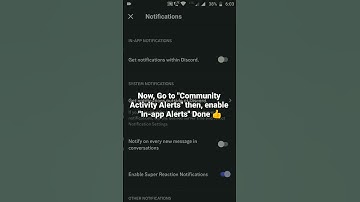 How to Enable Community 👥In-app Alerts in Discord  Mobile #roduz #discord #how #howto #community