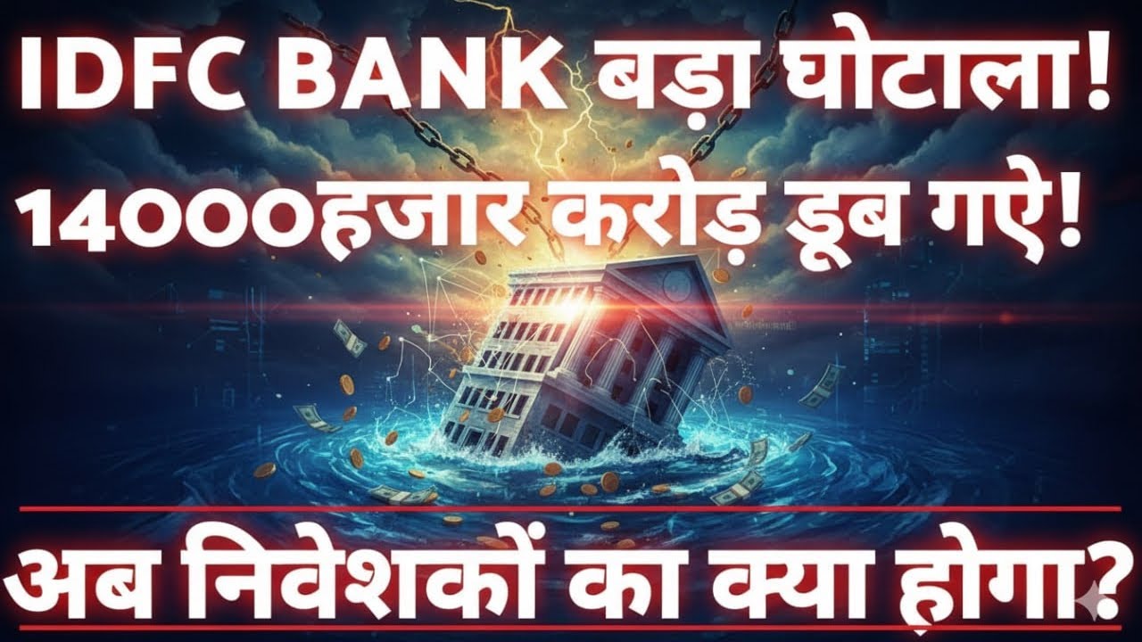 IDFC FIRST BANK में हुआ बड़ा घोटाला! निवेशकों के डूब गए 14000हजार करोड़!😱🛑IDFC BANK NEWS
