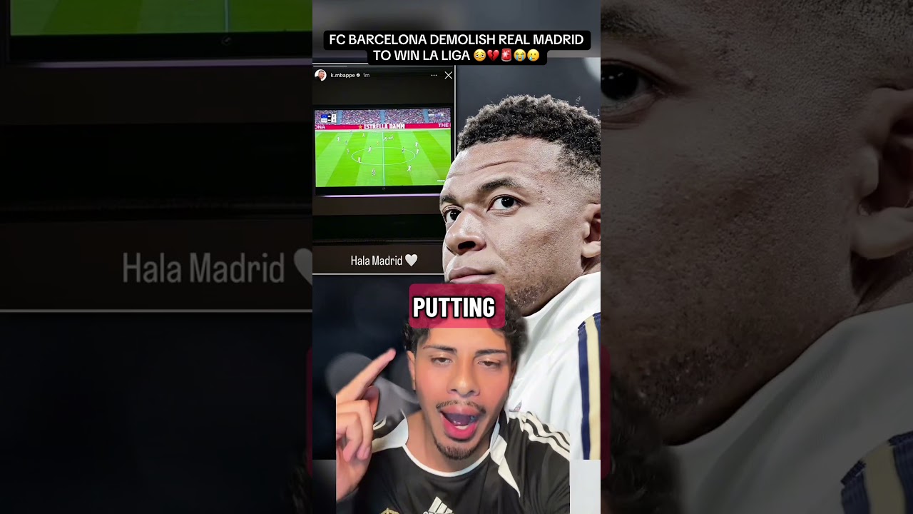 FC BARCELONA DEMOLISH REAL MADRID TO WIN LA LIGA 🫩💔🚨😭🥲