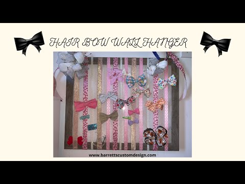 How To Make A Tutu Hair Bow Holder Diy bow organizer 