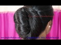 Extra volume big bun making by rapunzel madhuri with volume based knee length hair