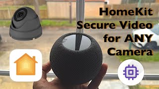 HomeKit Secure Video Support for a Generic IP Camera #Scrypted