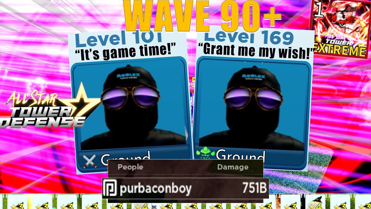 Best Combo Units?! EXP & Damage Farming | Solo Gameplay | Roblox All Star Tower Defense