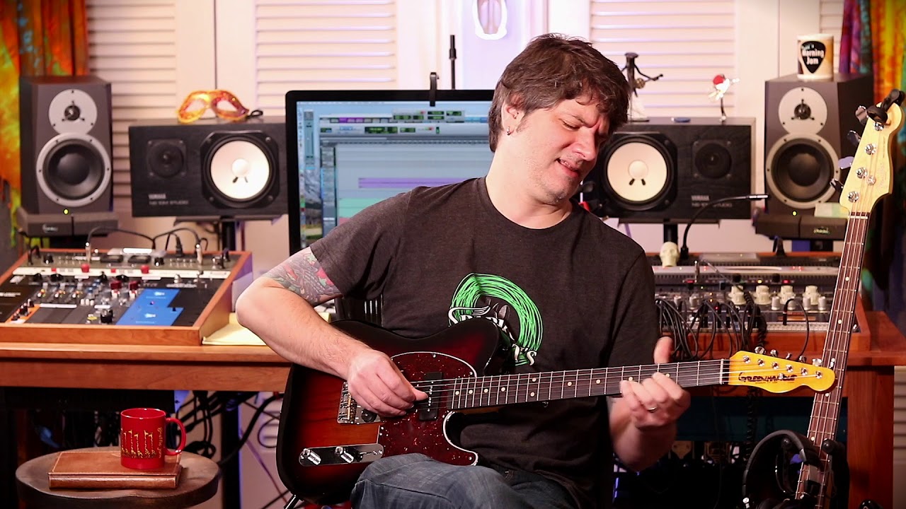 FINGERPICKING on TELECASTER with P90 Morning Jam 191 YouTube