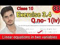 Exercise 3.4 Q.no 1(iv) chapter 3 |Class10 maths NCERT solutions by chapra study point#NCERT#CBSE