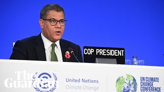 Cop26 president Alok Sharma chairs the closing plenary – watch live