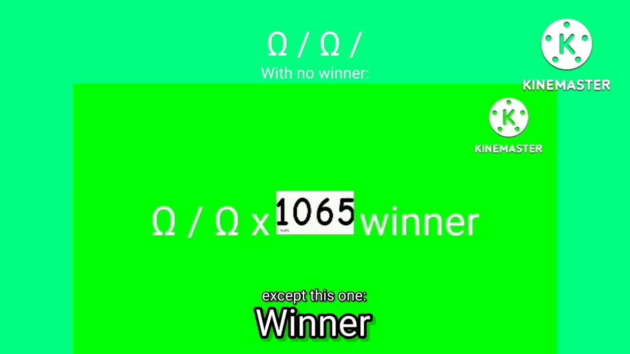 Numbers 0 to NEVER WINNER