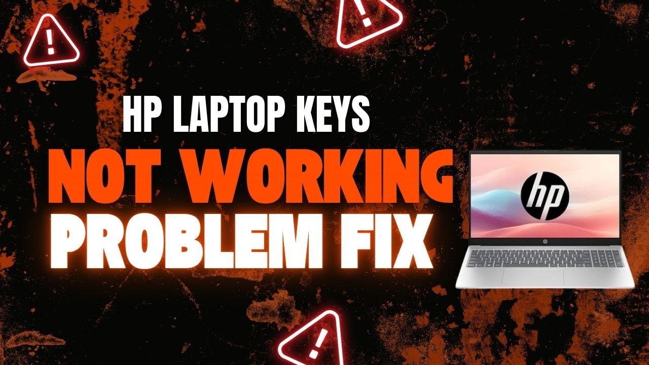 Hp Laptop Keys Not Working Problem Fix || Hp Keyboard Replacement - YouTube