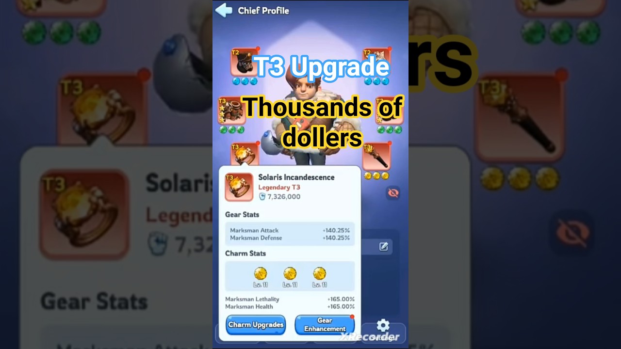 T3 Chief Gear Upgrade in Whiteout Survival | Whiteout Survival Chief Gear T3 Upgrade 