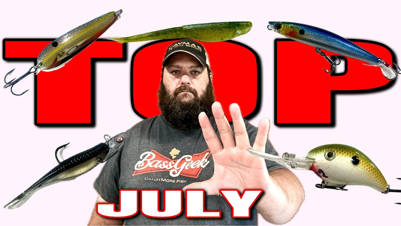 Don't Fish July Without These 5 Bass Baits!