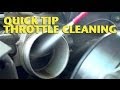Quick Tip-Throttle Cleaning - EricTheCarGuy