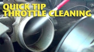 Quick Tip-Throttle Cleaning - EricTheCarGuy