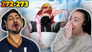 SECOND GEAR LUFFY GAVE US GOOSEBUMPS! 🔥 *ONE PIECE* Episodes 272-273 REACTION!