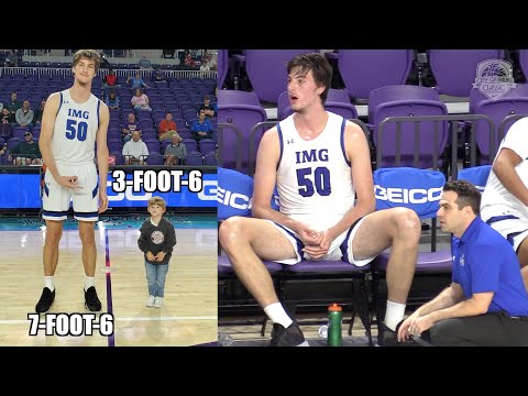 "HE'S TOO LITTLE" 7-FOOT-6 OLIVIER RIOUX INVADES CITY OF PALMS!