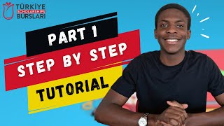 Turkiye Burslari 2024 Step By Step Application Tutorial | Part 1 screenshot 3