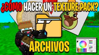 HOW TO MAKE A TEXTURE PACK FOR MINECRAFT? | #1 FILES