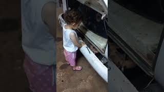 mini mecânica arrumando a #kombi