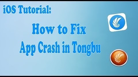 How to fix the crash of any app in Iphone or downloaded from tongbu