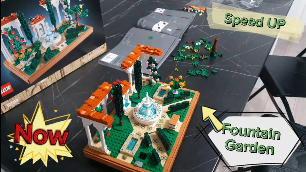 LEGO Icons Fountain Garden: Build the New Set Released in January 2024!