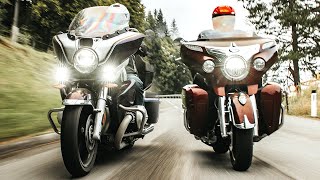 Review: BMW R 18 Transcontinental vs. Indian Roadmaster 2021 Shootout