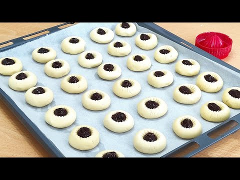 MARMELATLI / REÇELLİ UN KURABİYESİ 🍪🍪|| VİŞNELİ KURABİYE 💥|| PASTANE USULÜ BAYATLAMAYAN KURABİYE 💥