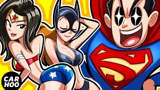 WHAT IF SUPERMAN GOT SICK?! ft Batman / Wonder Woman / Green Lantern【 Animated Superheroes Parody 】