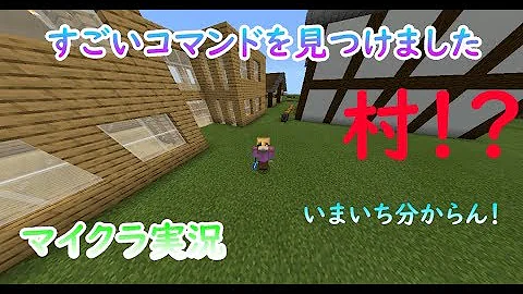 マイクラコマンド村