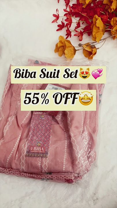 Suit Set 🤩#trending #viral #youtubeshorts #shortsvideo #biba #indianwear #suitset #ajiohaul
