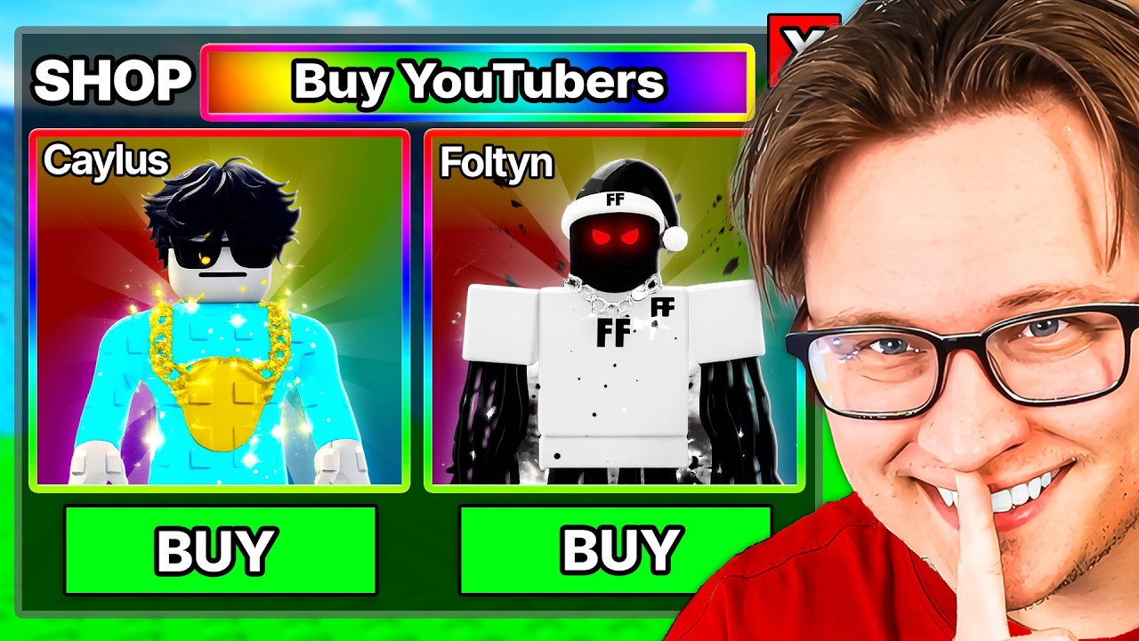 Starting Over But You Can Buy YouTuber Brainrots!