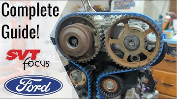 Hoe de distributieriem en nokkenassen op een SVT Focus te monteren (na revisie)