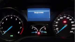 Focus III (2011) Instrument Cluster Test & Diagnostic Mode
