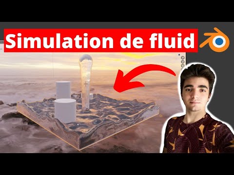 Comment faire une simulation de fluide ? Blender 2.82