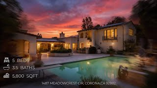 1487 Meadowcrest Cir Corona CA 92882