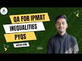 INEQUALITY PYQs | QA FOR IPMAT | QA FREE BASIC SERIES | THINKORA #ipmat