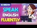 30 minutes to speak english fluently and confidently  english speaking conversations every day