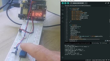Arduino Lesson 29: Create a Bouncing Pixel on the R4 WiFi LED Matrix #arduinor4wifi #ledmatrix #pong
